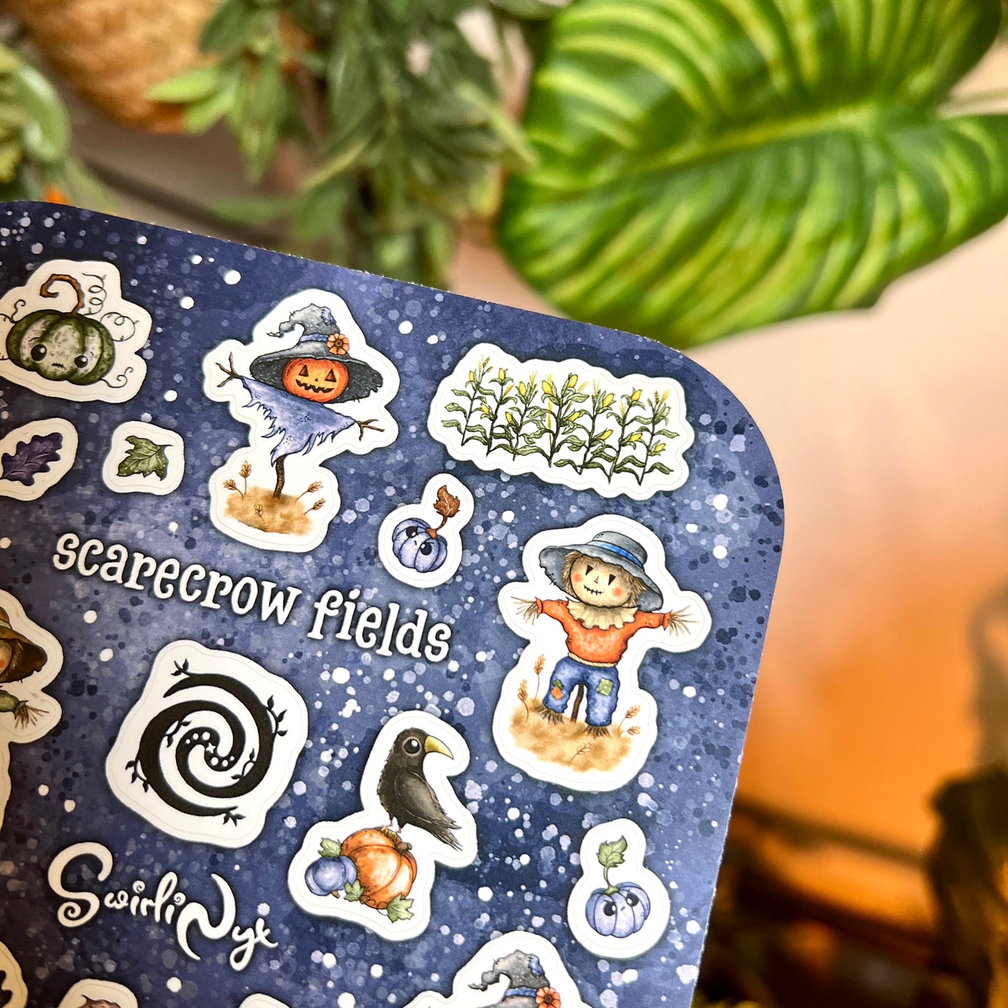 Dark Scarecrow Fields Sticker Sheet