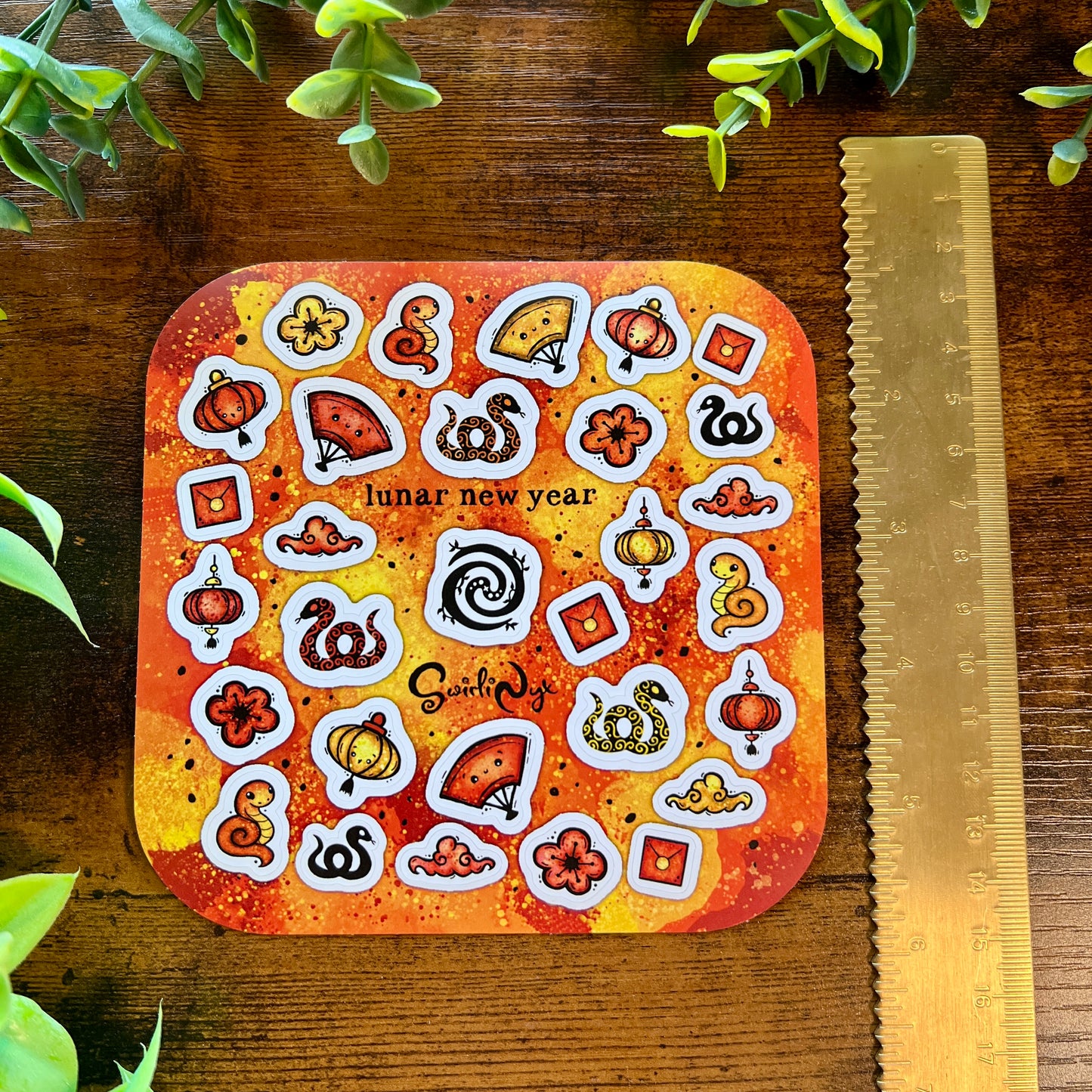 CLEARANCE Lunar New Year Sticker Sheet 2025