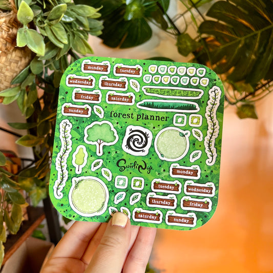 Forest Planner Sticker Sheet