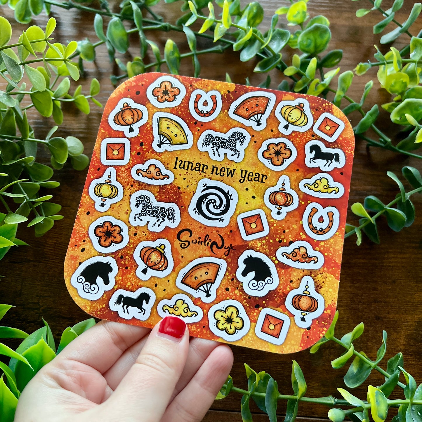 Lunar New Year Sticker Sheet 2026