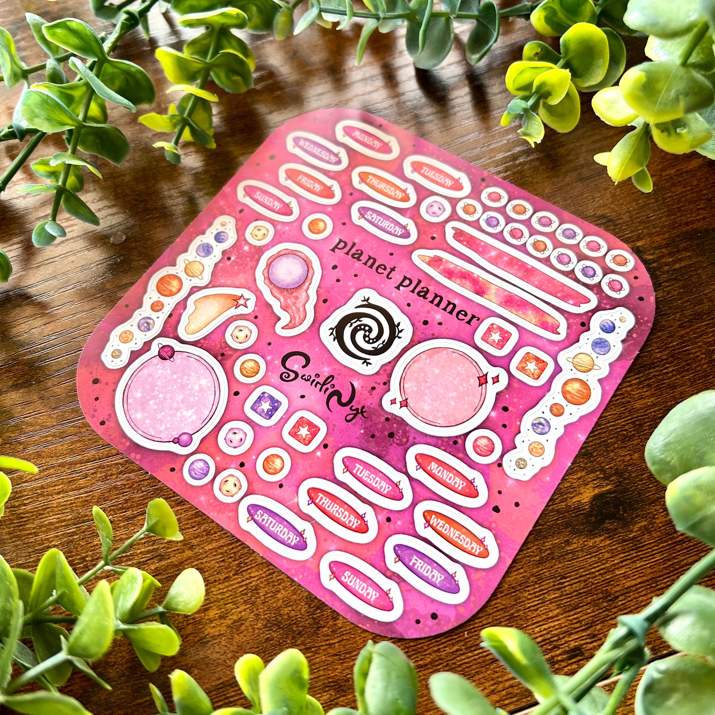 Planet Planner Sticker Sheet