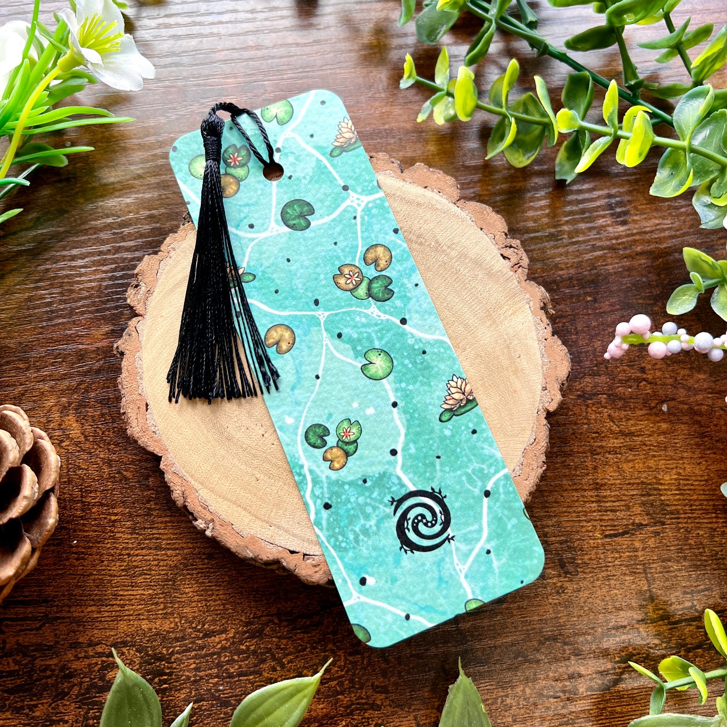 SECOND Classic Lily Pad Frog Bookmark