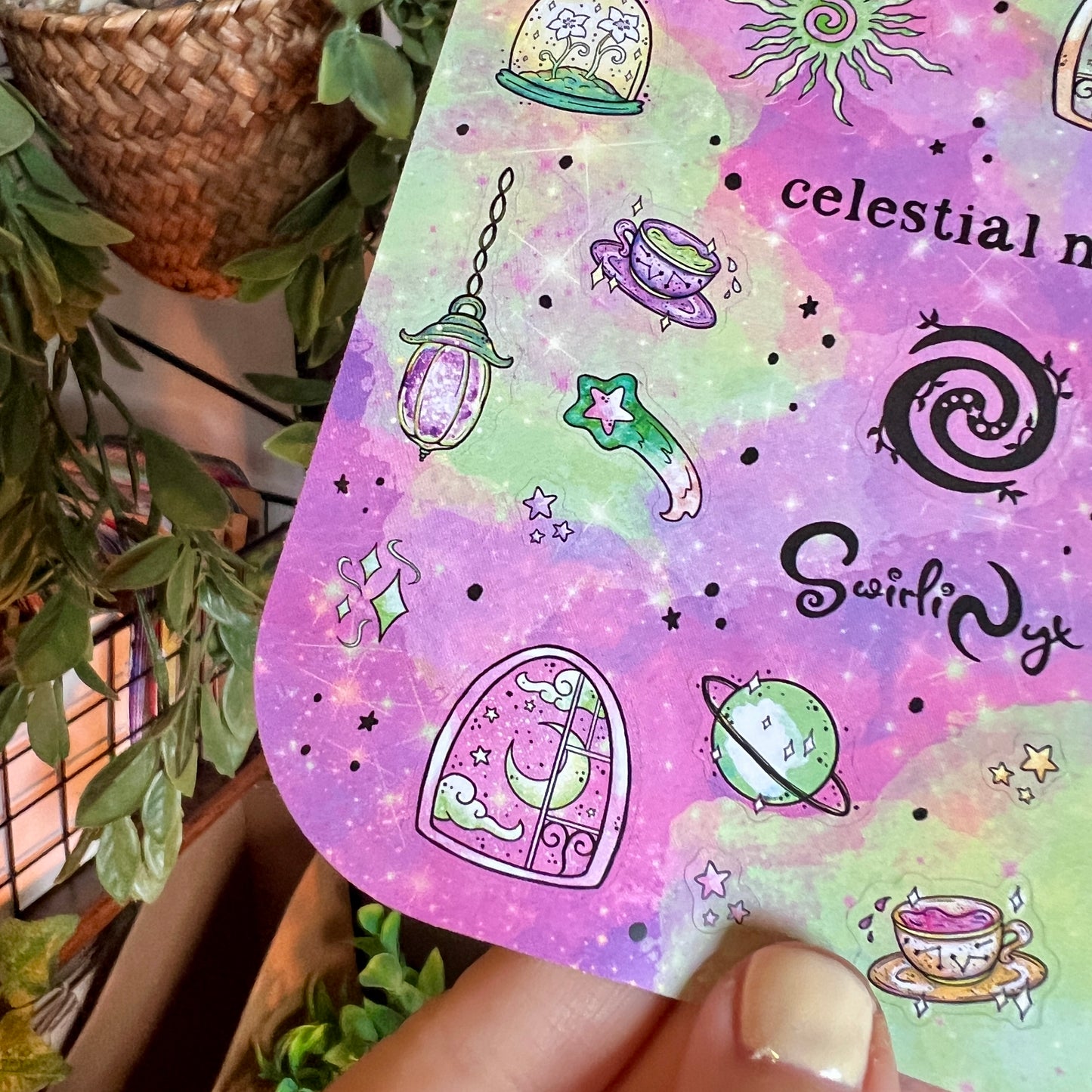 Pastel Celestial Magic Sticker Sheet