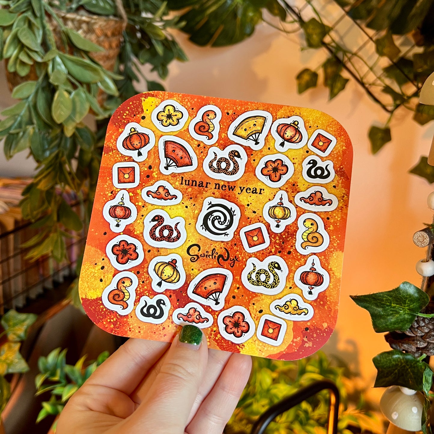 CLEARANCE Lunar New Year Sticker Sheet 2025