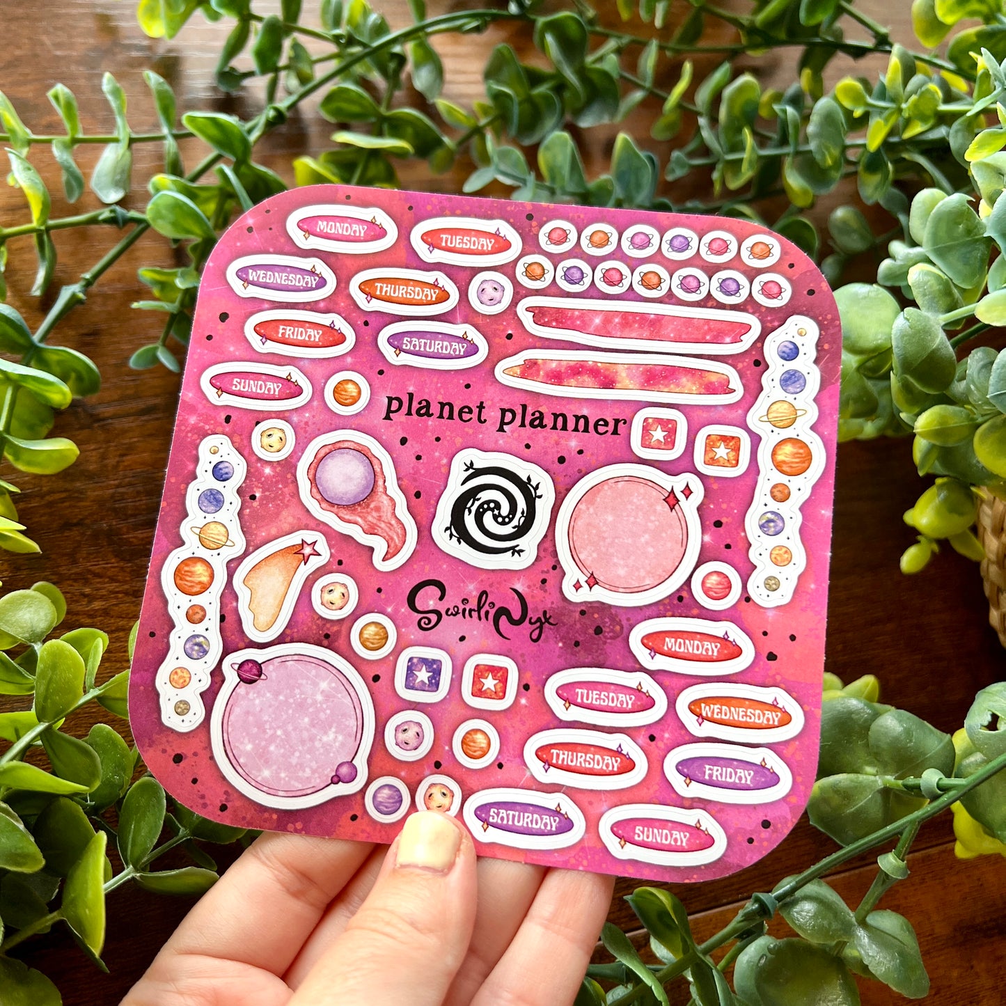 Planet Planner Sticker Sheet
