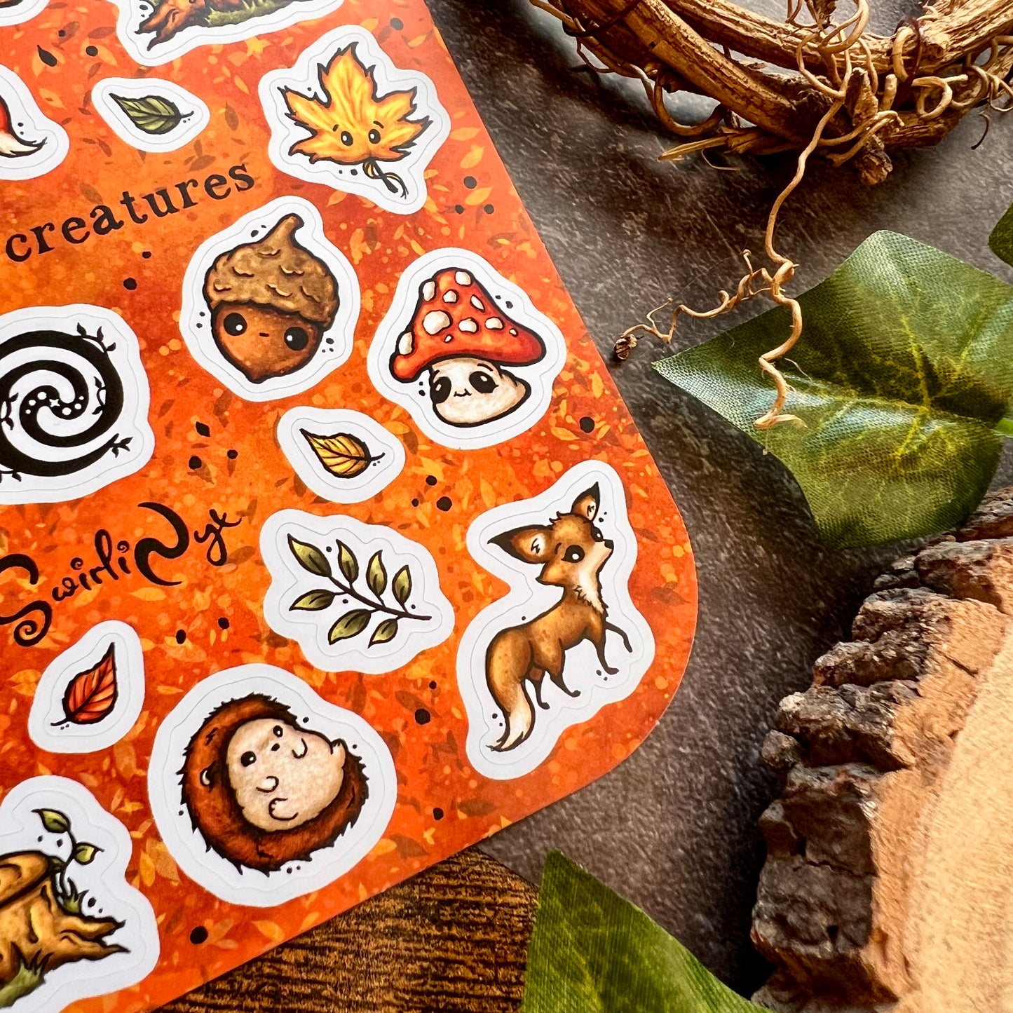 Classic Woodland Creatures Sticker Sheet