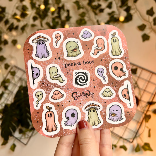 Colourful Peek-a-Boos Sticker Sheet