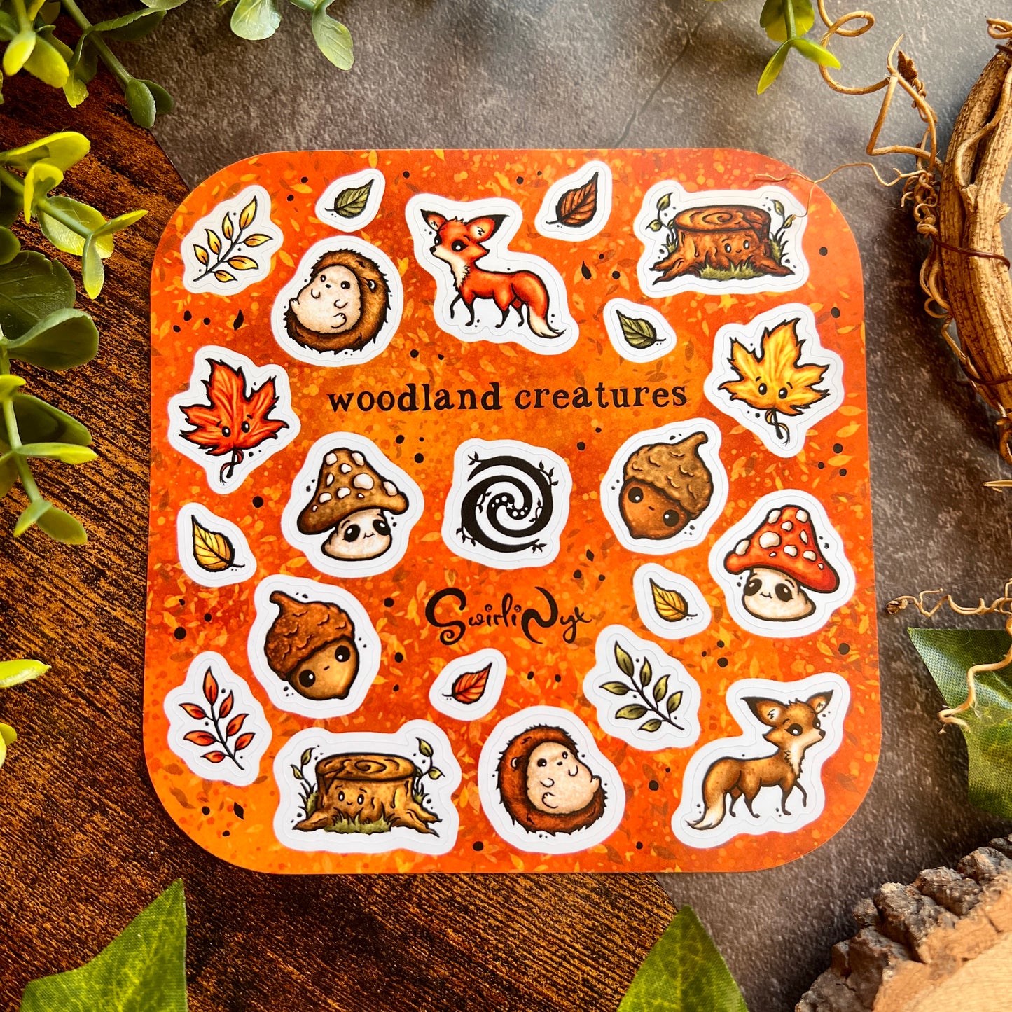 Classic Woodland Creatures Sticker Sheet