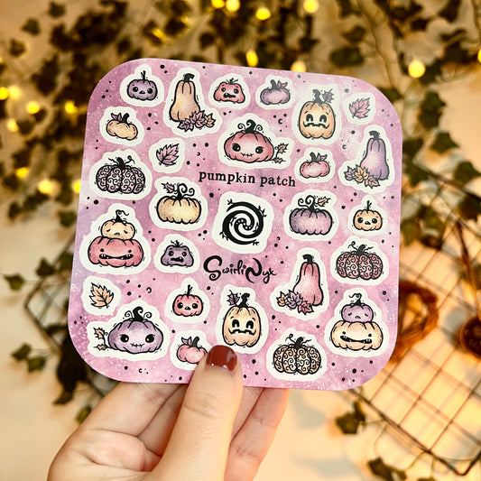 Pastel Pumpkin Patch Sticker Sheet