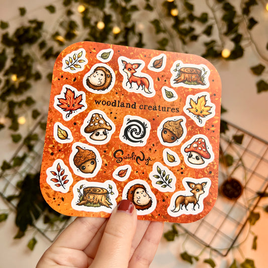 Classic Woodland Creatures Sticker Sheet