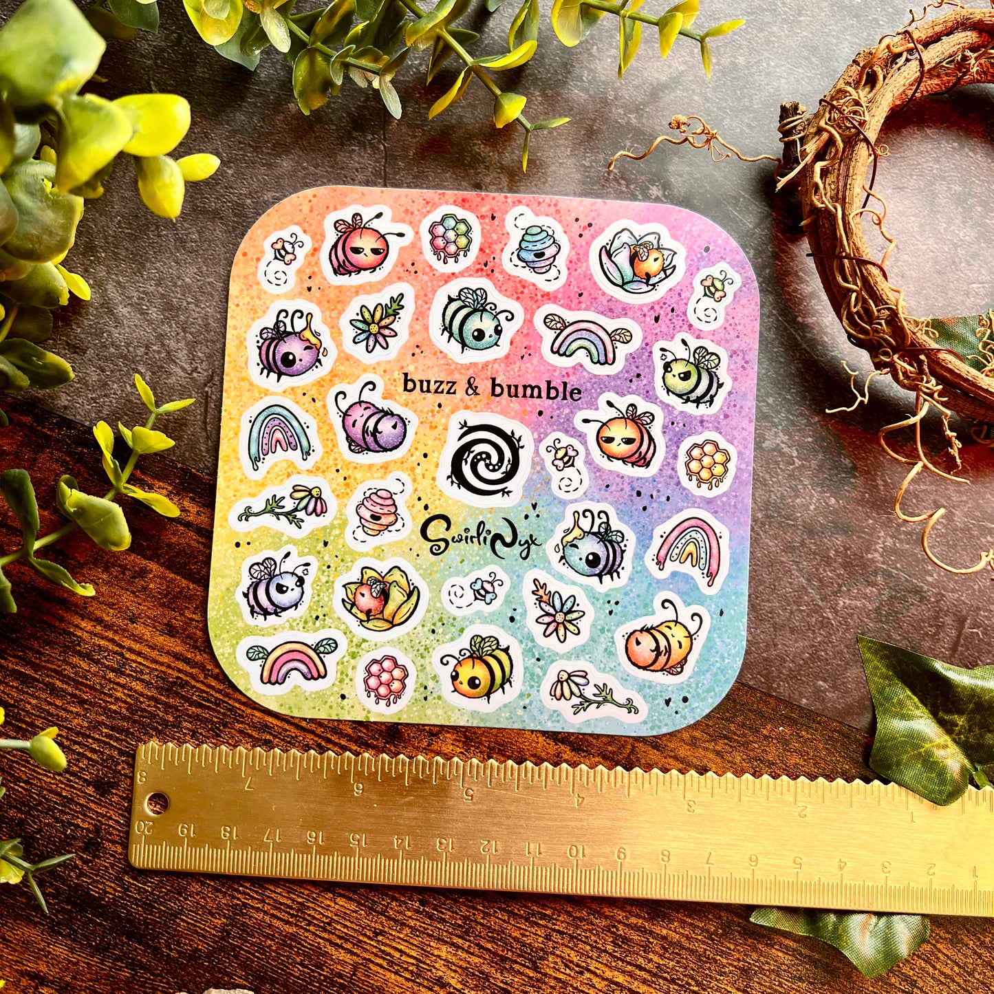 Rainbow Buzz & Bumble Sticker Sheet
