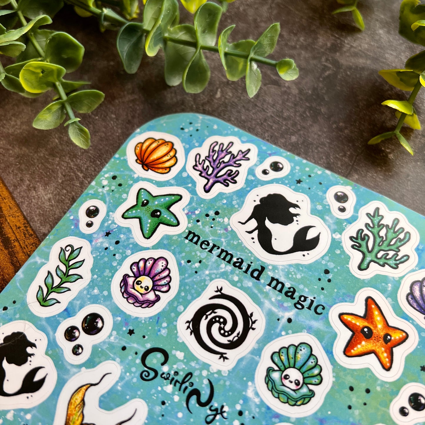Classic Mermaid Magic Sticker Sheet
