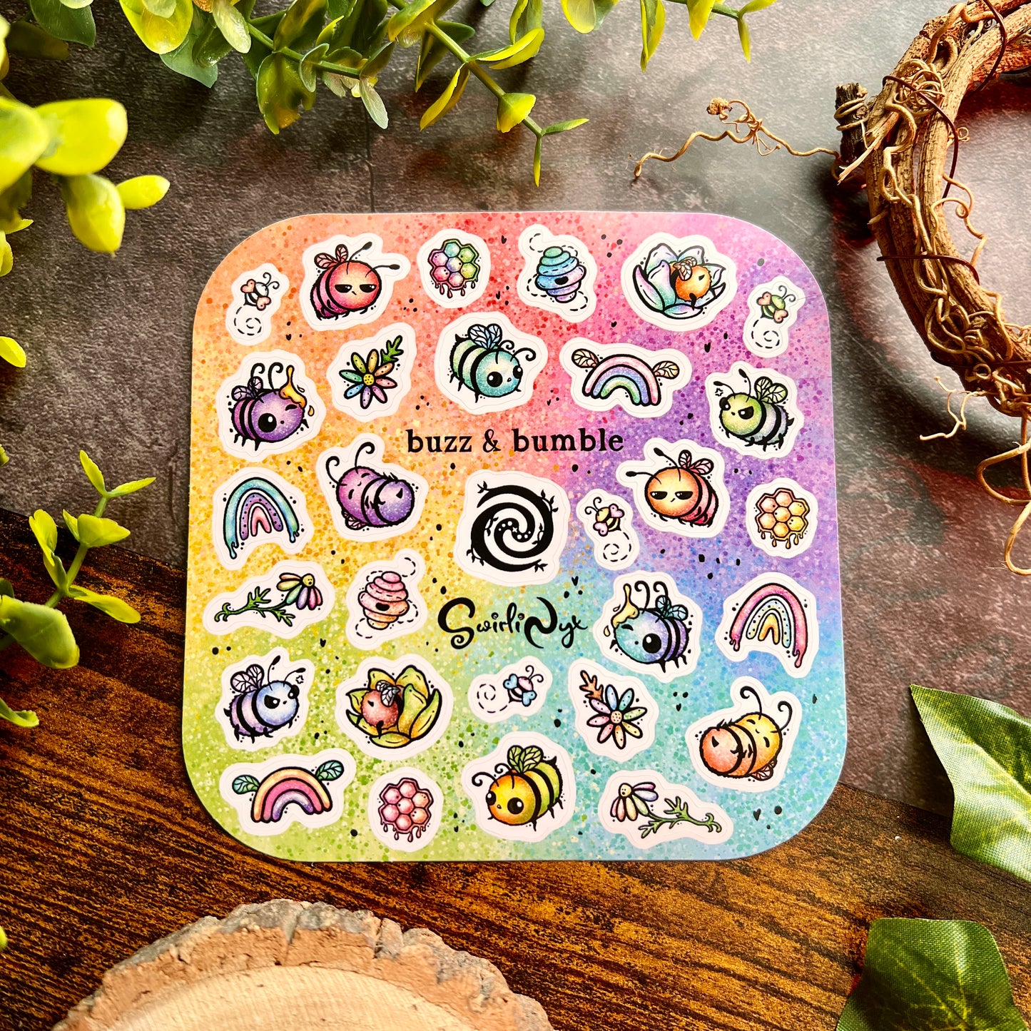 Rainbow Buzz & Bumble Sticker Sheet