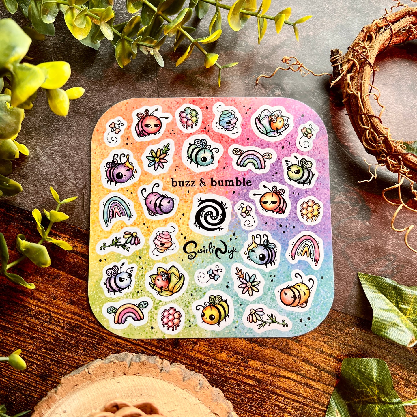 Rainbow Buzz & Bumble Sticker Sheet