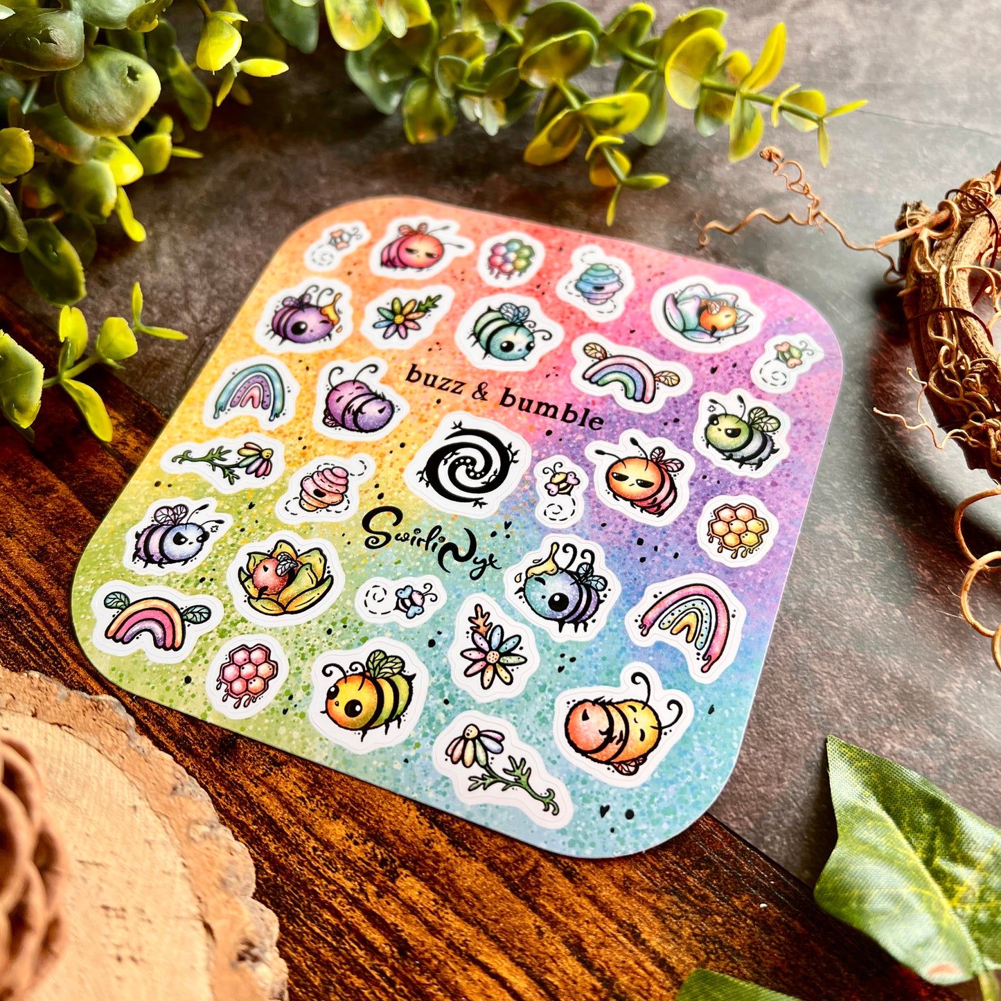 Rainbow Buzz & Bumble Sticker Sheet