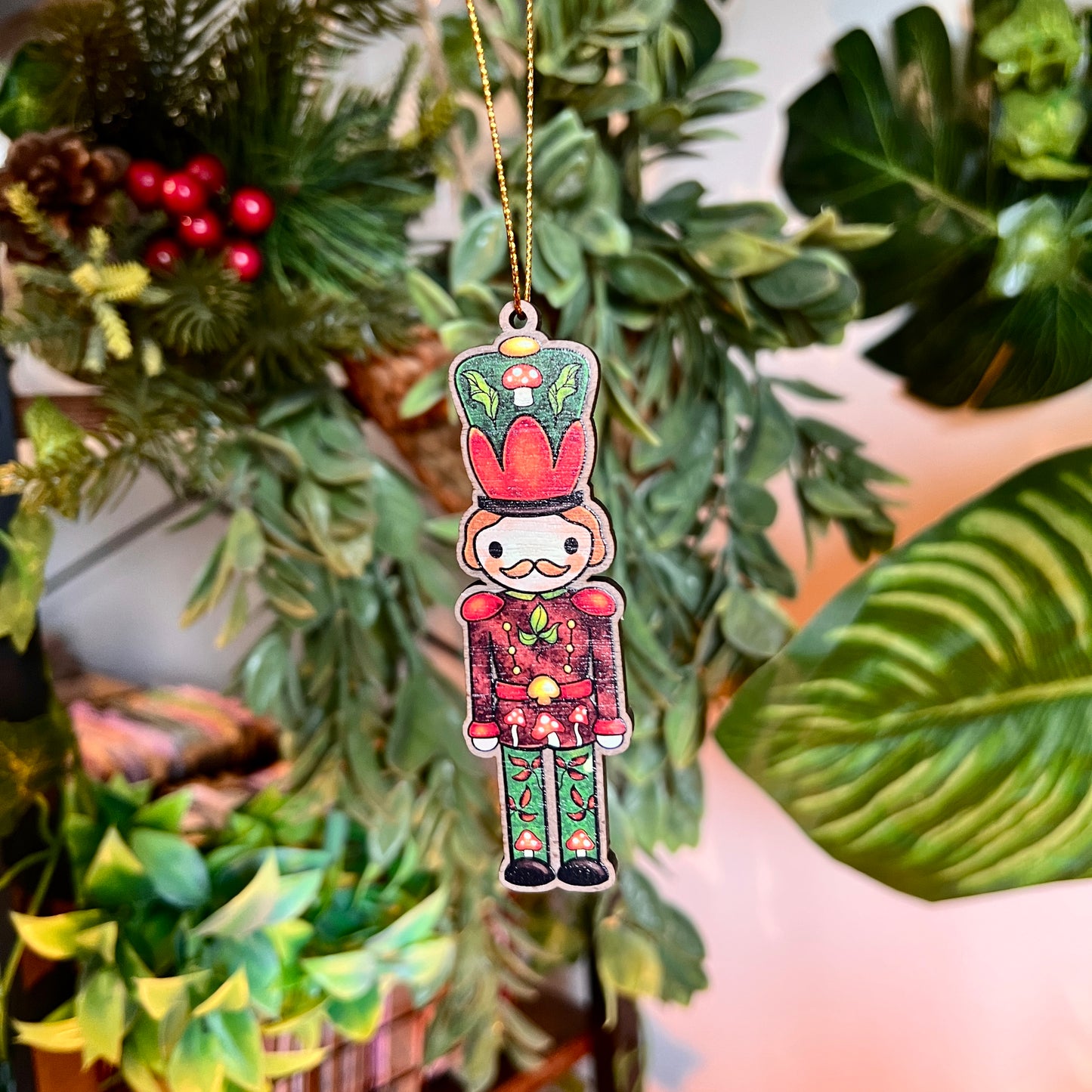 'Hans' Nature's Nutcracker Wooden Decoration