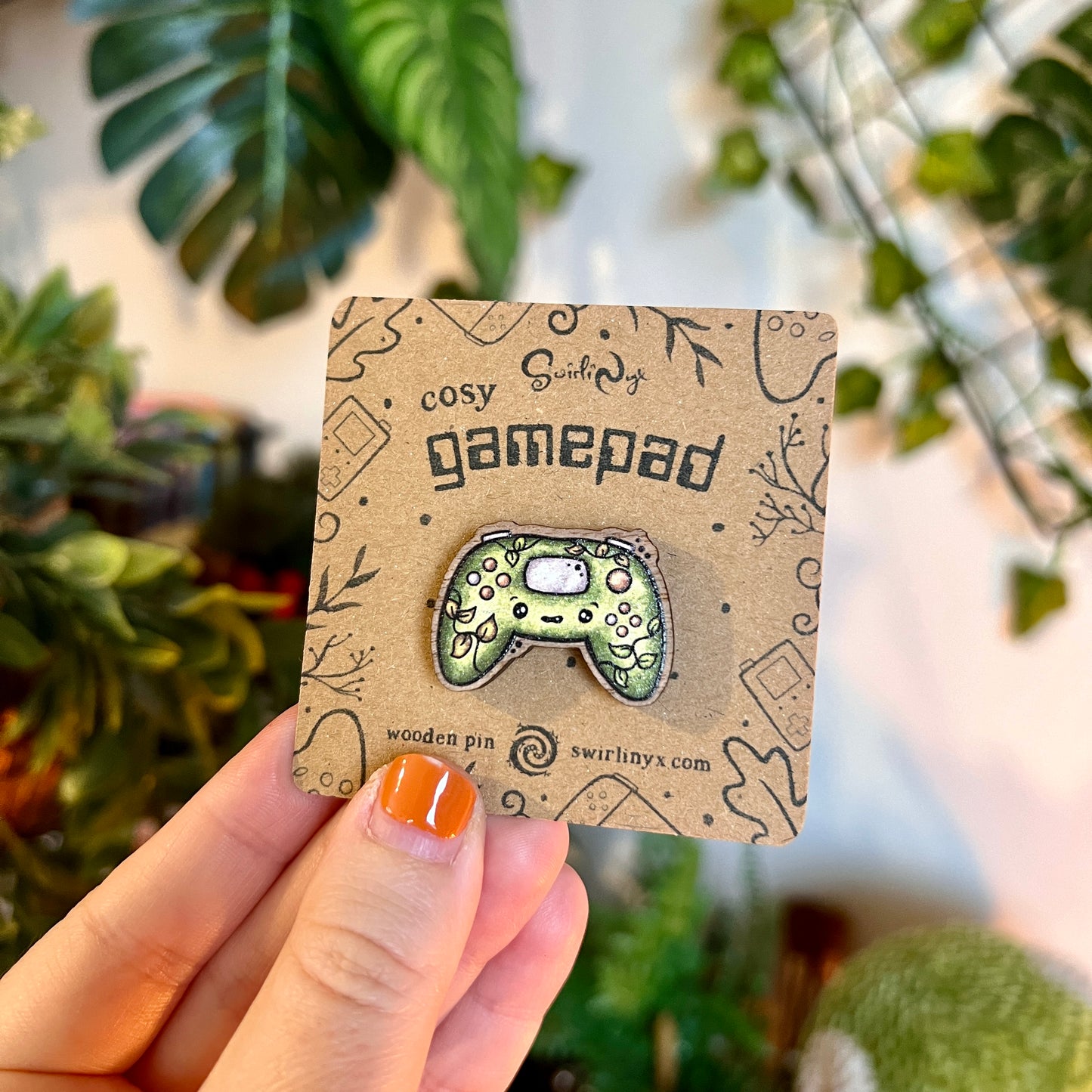 Cosy Gamepad Wooden Pin