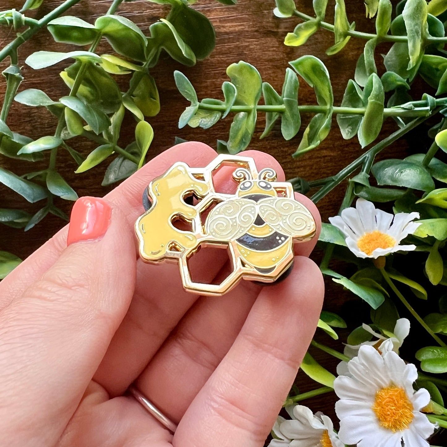 Honey Bee Enamel Pin