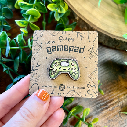 Cosy Gamepad Wooden Pin