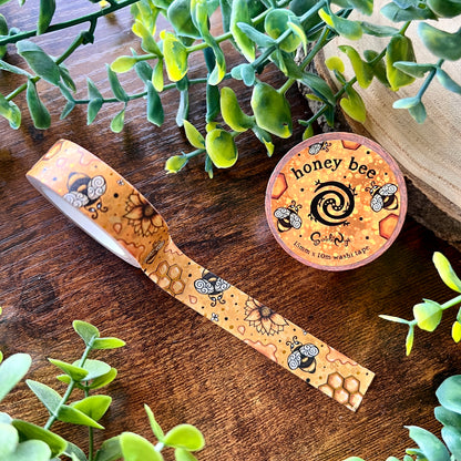 Honey Bee Foil Washi Tape
