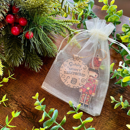 'Wilhelm' Nature's Nutcracker Wooden Decoration