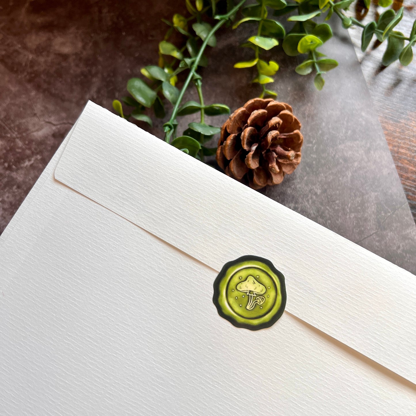 Nature Wax Seal Sticker Sheet