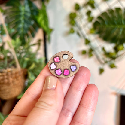 Twilight Paint Palette Wooden Pin