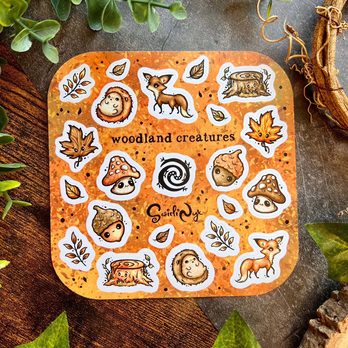 Dawn Woodland Creatures Sticker Sheet