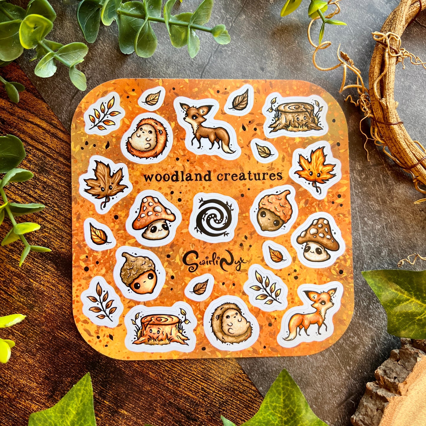 Dawn Woodland Creatures Sticker Sheet