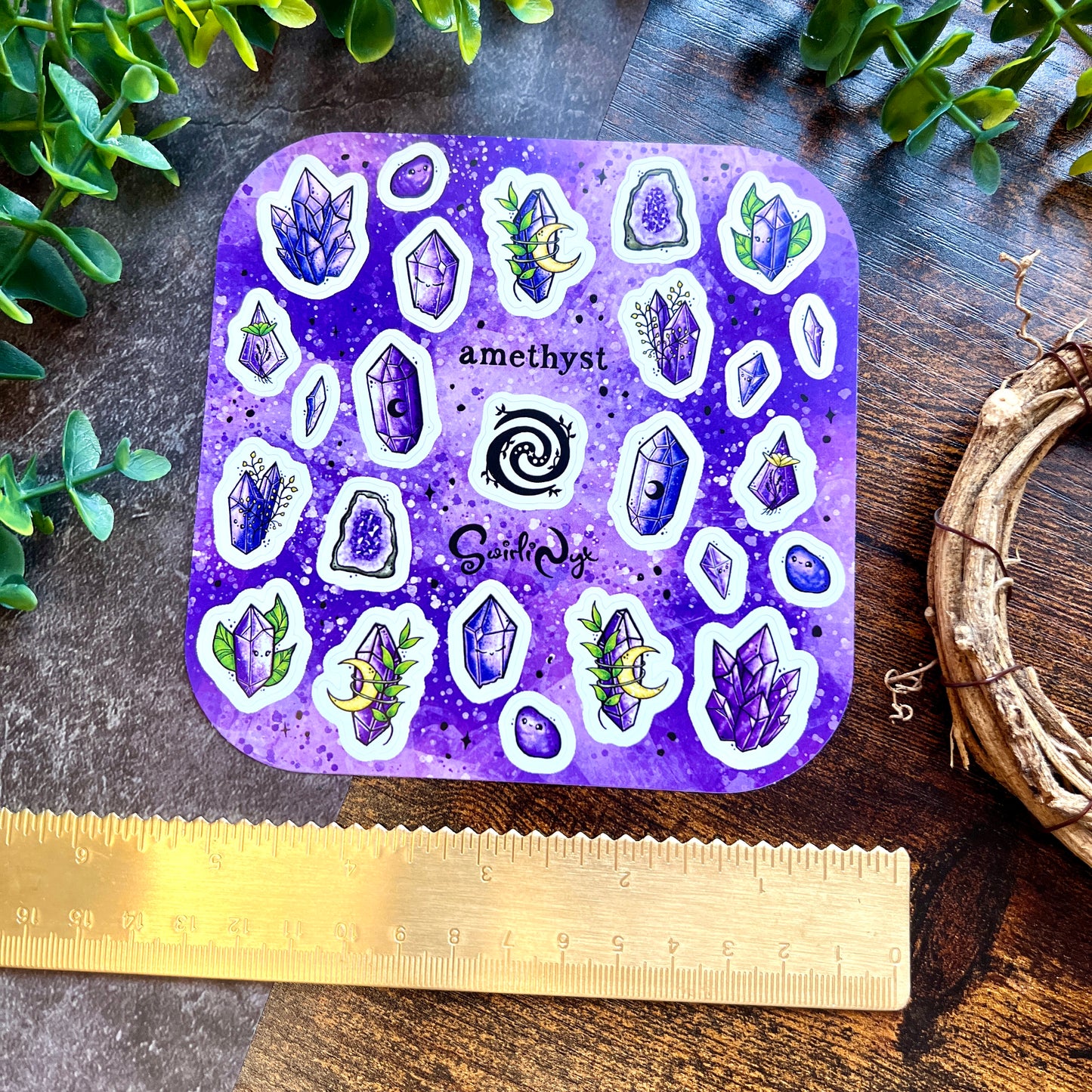 Amethyst Sticker Sheet
