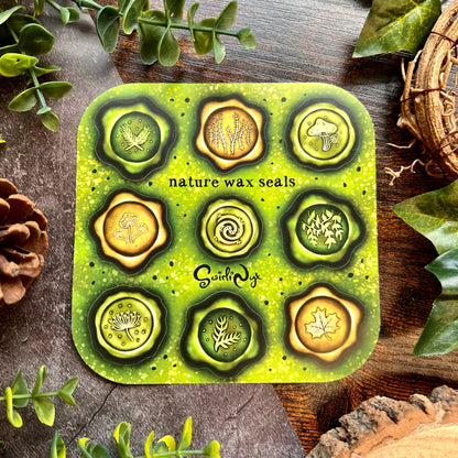 Nature Wax Seal Sticker Sheet