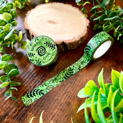 Botanic Washi Tape ~ Green Leaves & Plants