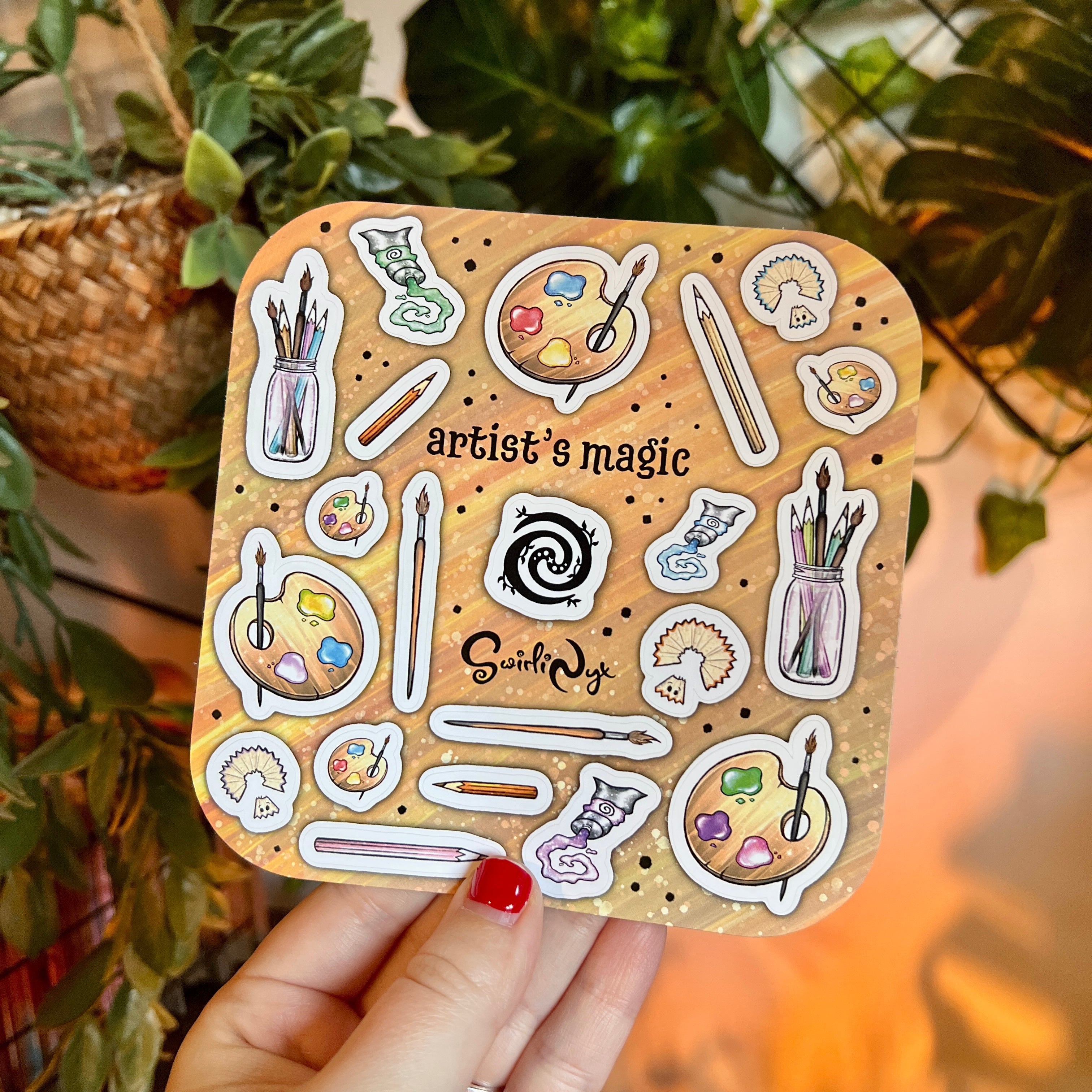 Artist's Magic Pastel Sticker Sheet