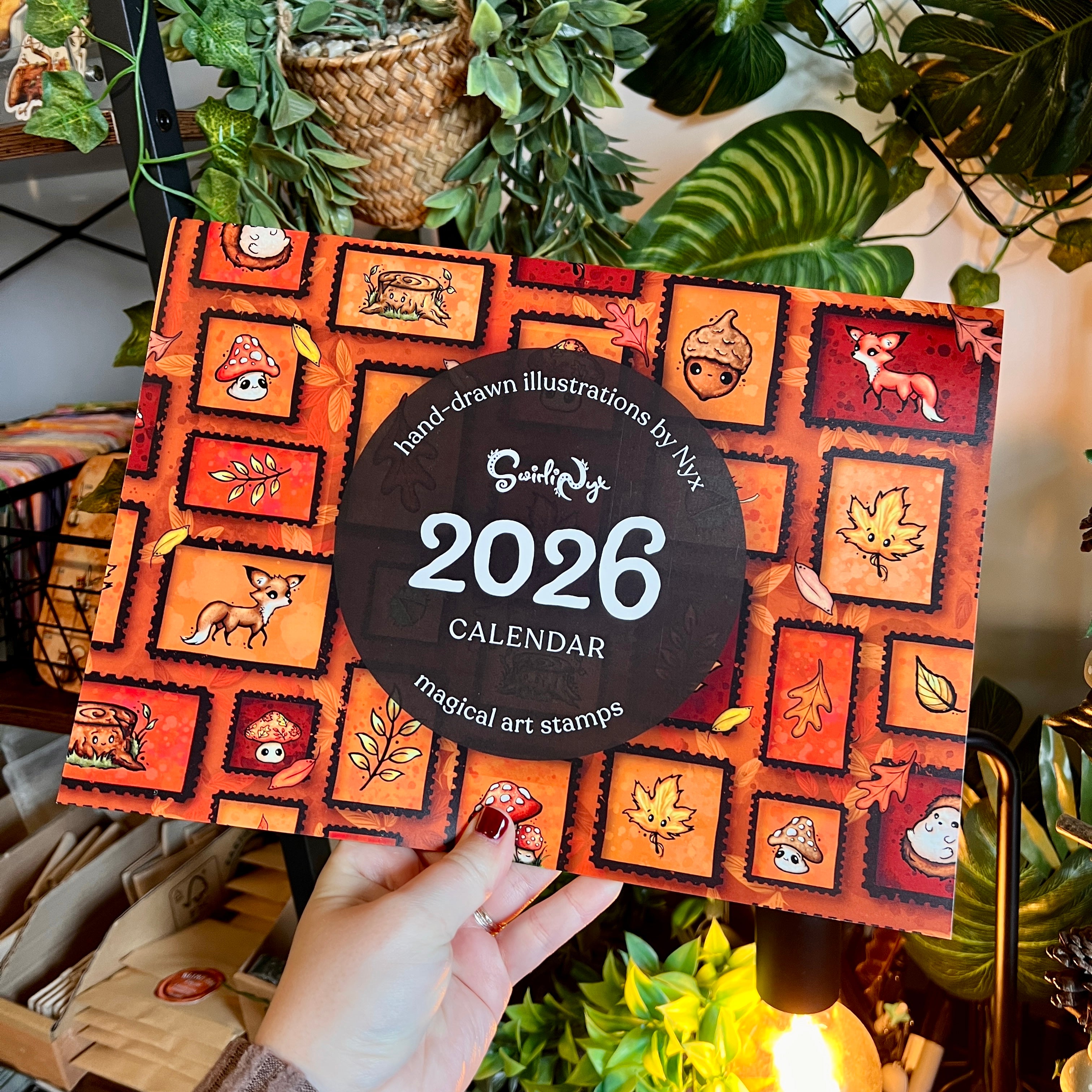 REDUCED Magical Stamp Wall Calendar 2026