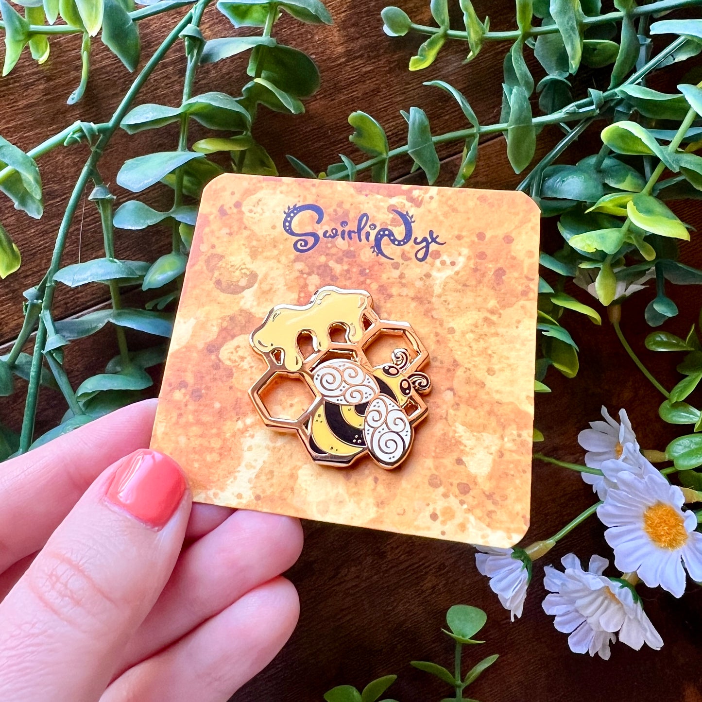 Honey Bee Enamel Pin