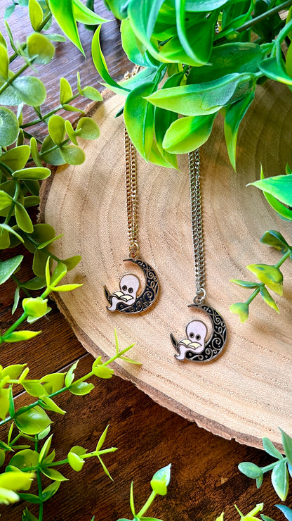 Wisper the Ghost Pendant Necklace