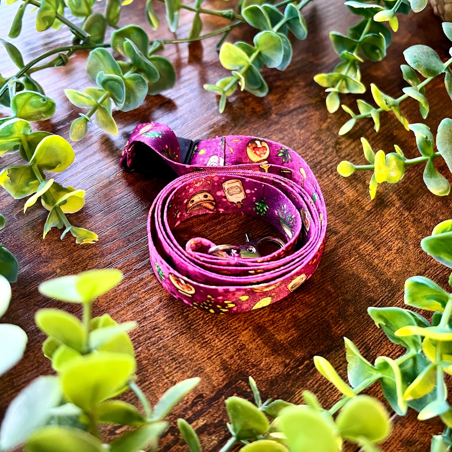 Apothecary Purple Lanyard