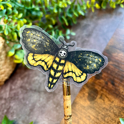 Death Moth Clear Sticker