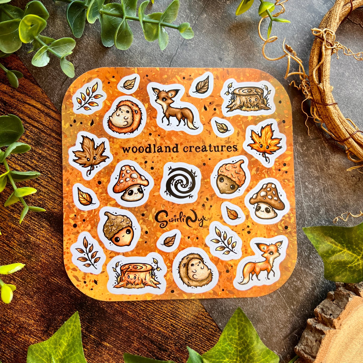 Dawn Woodland Creatures Sticker Sheet
