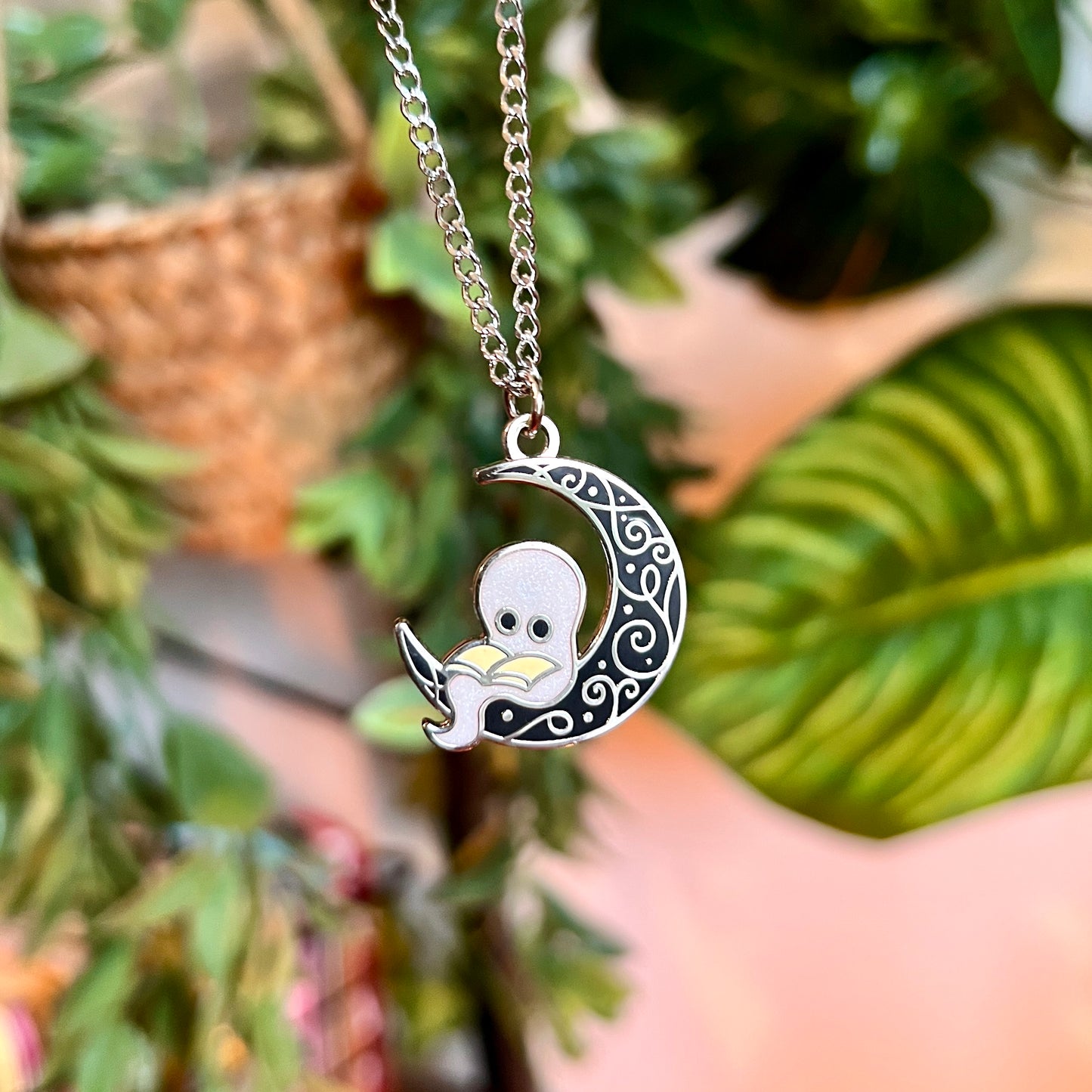 Wisper the Ghost Pendant Necklace