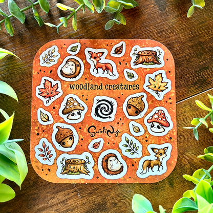 Woodland Creatures Classic Sticker Sheet