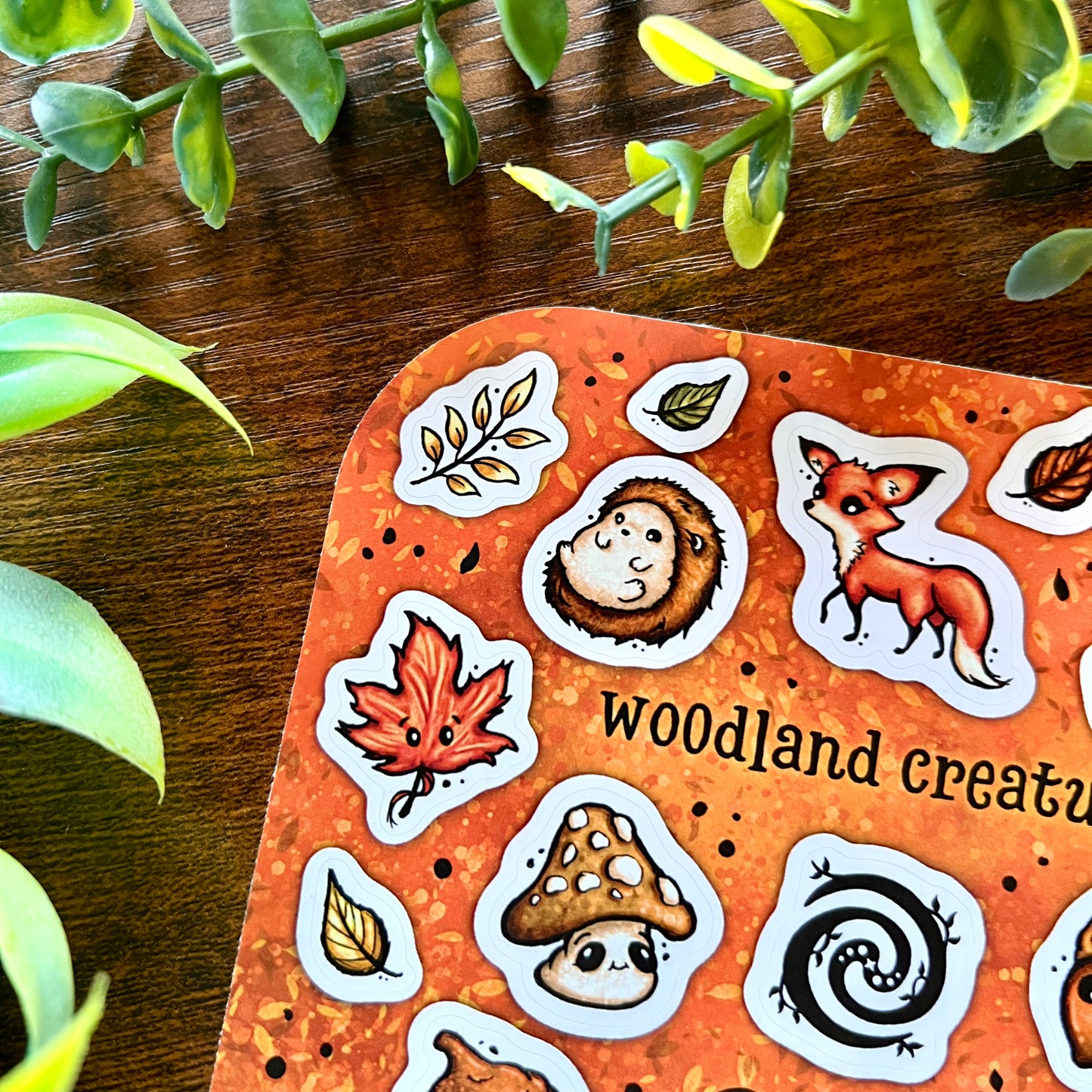 Woodland Creatures Classic Sticker Sheet