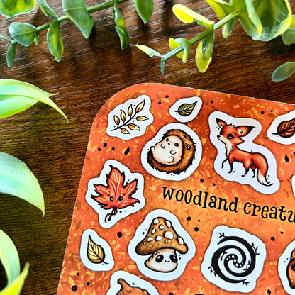 Woodland Creatures Classic Sticker Sheet