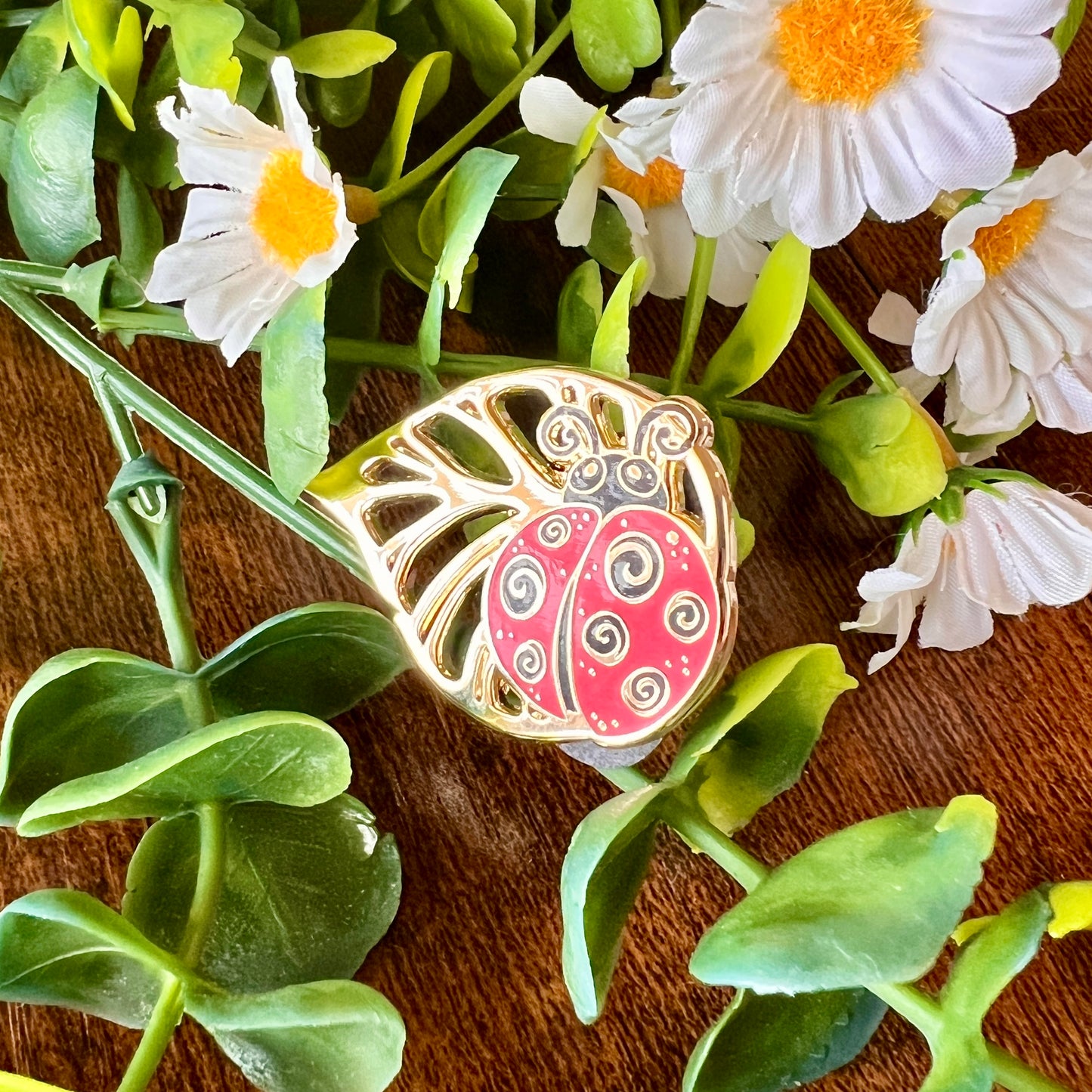 Ladybird Enamel Pin