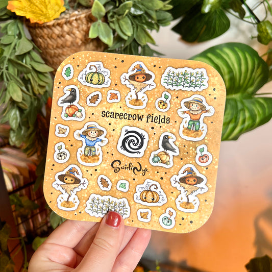 Light Scarecrow Fields Sticker Sheet
