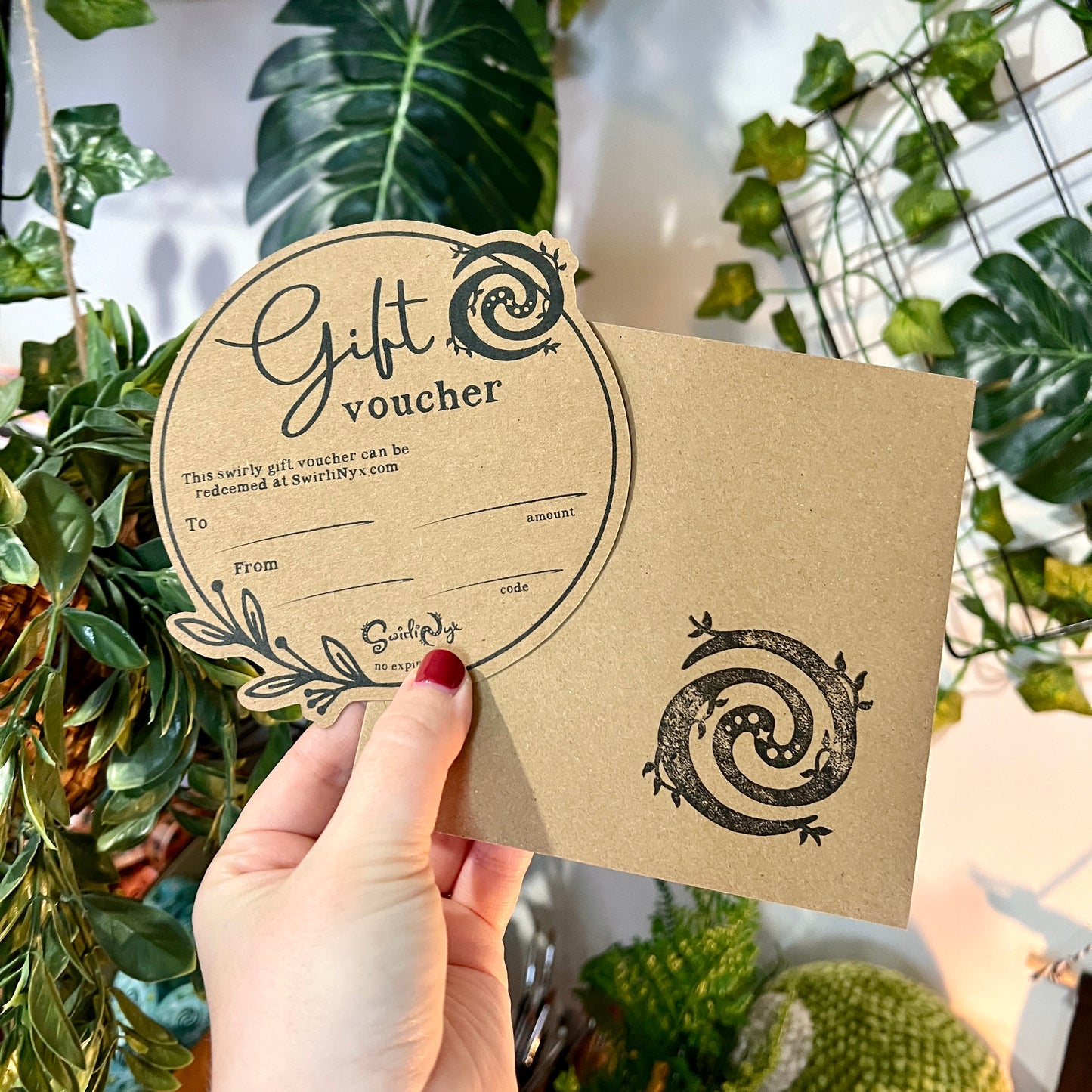 Swirly Gift Voucher (Physical)