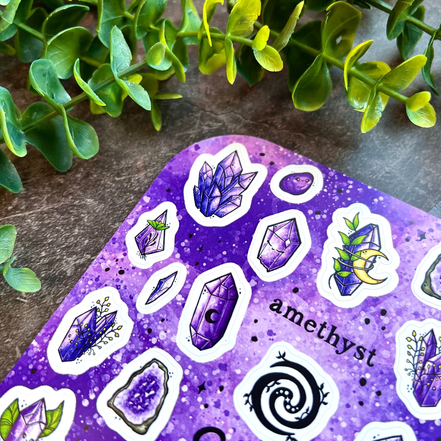 Amethyst Sticker Sheet