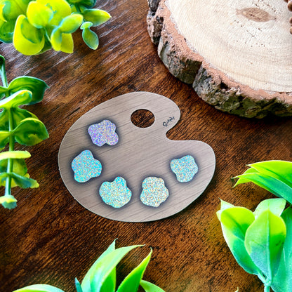 Sparkly Paint Palette Sticker