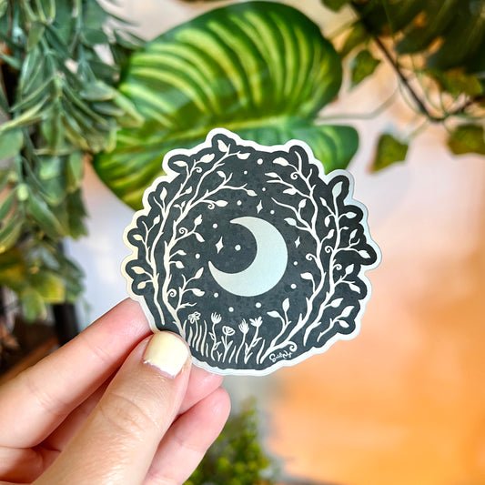 Nature's Moon Sticker