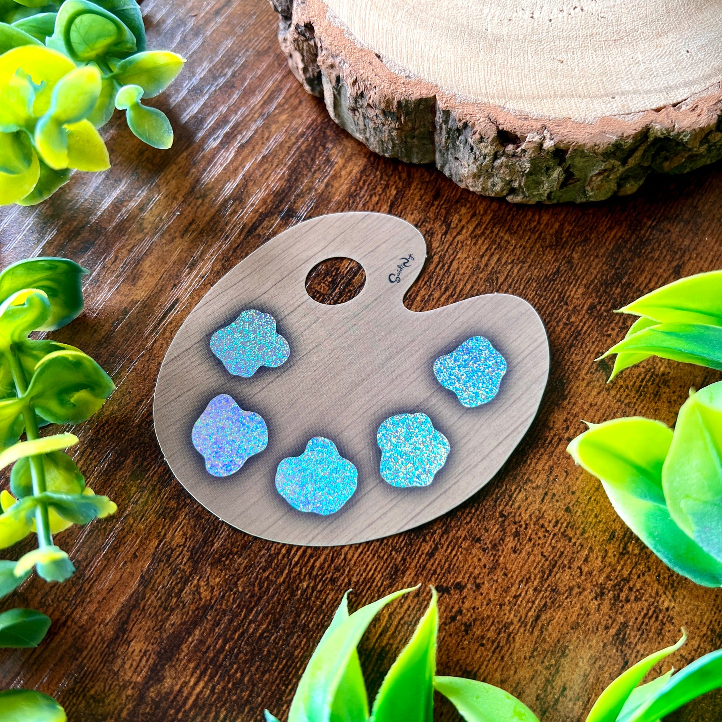 Sparkly Paint Palette Sticker